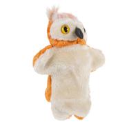 Toyvian Marionnette à Main en Peluche Hibou Marionnette à Main Animal pour Jeux de Rôle 1 Pièce Matériau Doux et Lavable Interactif pour Garçon et Filles et Contes