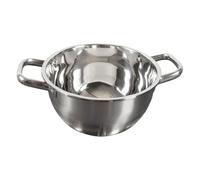 Toyvian Marmite en Acier Inoxydable 20 Cm Double Poignée, Pot Multifonctionnel pour Fondue Chinoise et Cuisson la Maison, Ustensile Cuisine Solide pour Soupe et Pique-niques