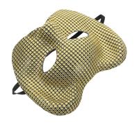 Toyvian Masque Léopard Demi-visage Réaliste à Strass pour Femme Accessoire de Fête et Cosplay Confortable et Unique pour Soirées Mascarade et Performances sur Scène