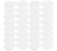 Toyvian Masques Yeux en Papier Non Tissé, Lot de 100 Feuilles, Compresse Humide Yeux, pour Soins du Visage et Détente en Voyage