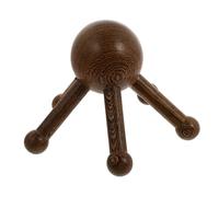 Toyvian Masseur de Tête Bois à Cinq Griffes Outil de Massage Manuel Pratique pour Détente Soulagement des Maux et Protection des Cheveux Beige