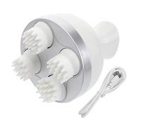 Toyvian Masseur Électrique pour Animaux de Compagnie Masseur Automatique Omnidirectionnel USB Rechargeable pour et Chiens Blanc