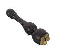 Toyvian Masseur Oculaire en Bois de Violet Rouleau de Massage Manuel Petit Bâtonnet pour Visage et Cou Outil Gua Sha Contour des Yeux Massage Soin Relaxant Portable