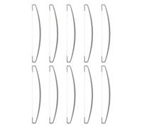 Toyvian Mât de Bannière Portable Manuel en Plastique Léger, Lot de 10 Pièces, pour Rallyes et Activités en Plein Air, Facile à Transporter