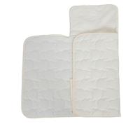 Toyvian Matelas à Bébé Pads Étanches Change De Bloc De Voyage Tampon De Changement De Bébé Taft Imperméables Tapis De Jeu Pliant Petit Tapis Imperméable Coton Blanche