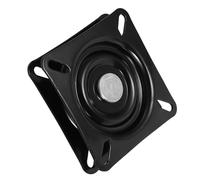 Toyvian Mécanisme Pivotant pour Tabouret de Bar en Fer Noir, Facile à Installer et Utiliser, Plaque Tournante Robuste pour Siège de Mobilier de Salle à Manger