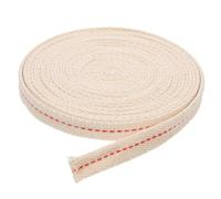 Toyvian Mèche en Coton Plate 4 M X 25 CM pour Lampe à Pétrole Mèches de Brûleur à Kérosène Rechange Fournitures pour Lanternes à Huile Fabrication Bougies Maison et Éclairage
