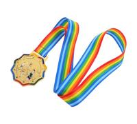 Toyvian Médaille des Récompenses Élégante en Alliage de Zinc avec Ruban | Poids Confortable, Finition Artisanale Unique, Usage Polyvalent, pour Récompenses de Concours et Compétitions