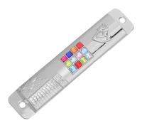 Toyvian Mezouza Juive avec Parchemin Casher pour Porte, Étui en Métal Argenté, Petite Taille, Kit Complet D’Installation, Décoration Rituelle pour Maison, Bureau et Entrée