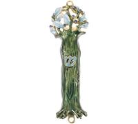 Toyvian Mezuzah Décorative pour Porte avec Parchemin Hébraïque Bénédiction Juive Traditionnelle pour Maison Cadeau Religieux pour Famille Ornement Élégant pour Cadre de Porte