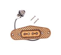 Toyvian Micro Guitare Cordes Bois Érable Humbucker pour Cigar Box Protection Bobines par Cordes Cirées Dimensions Compactes