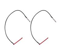Toyvian Micro Piézo pour Guitare Acoustique et Ukulélé, Transducteur de Son Précis Prise Jack 2,5 MM, 2 Pièces, Adapté aux Instruments Électro-Acoustiques