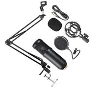 Toyvian Microphone à Condensateur USB Bouton de Réglage Volume pour Streaming et Enregistrement, Alliage D'aluminium Couleur Aléatoire pour et Podcast Professionnel