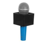Toyvian Microphone Garçon Fille Simulé avec Cube Drapeau Accessoire Scène pour Jeu Dimitation Karaoké Fête Costumes