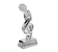 Toyvian Microphone pour Compétitions de Chant Prix Musical pour Karaoké Décorations de Fête et Récompenses pour Chanteurs