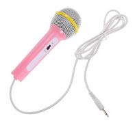 Toyvian Microphone pour Enfants : Microphone pour Tout-Petits avec Prise Jack Universelle 3,5 mm - Micro amplificateur pour Jeux de rôle, éducation précoce, activités de Plein air
