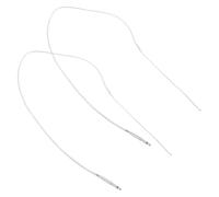 Toyvian Micros de Guitare Acoustique en Métal avec Prise Audio 2,5 Mm, Installation Facile, Capture Sonore Précise, pour Enregistrements et Performances en Direct, Pack de 2