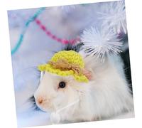 Toyvian Mini Bonnet pour Hamster Bonnet pour Petit Animal Chapeau Mignon pour Cochon Accessoire De Costume pour Animal De Compagnie Couvre-Chef Réglable