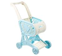Toyvian Mini Chariot de Courses Cadis de Courses Enfants Mini Caddie Panier pour Enfants Panier de Jouets de Caddie de bébé Jouets pour Enfants -Chariot Plastique Blue
