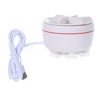 Toyvian Mini Machine à Laver Portable à Turbine, Pp Blanc, Facile à Utiliser, pour Voyage D'affaires et Lavage de Chaussettes et T-shirts