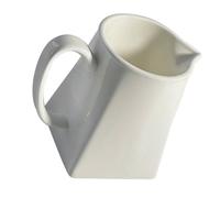 Toyvian Mini Pichet en Porcelaine avec Bec Verseur Fin Crémier Céramique Blanc pour Espresso Café et Sauces Service Précis sans Déversement Style Minimaliste Élégant