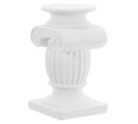 Toyvian Mini Romain Résine Vintage pour Décoration De Table Sculpture De Pillier Classique pour Intérieur Et Jardin Support De Bougie Ou Ornement De Miniature