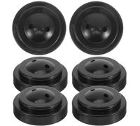 Toyvian Mini Support de Drapeau pour Table, Pack de 6 Socles à 2 Trous, Bases Lourdes pour Petits Drapeaux, pour Bureaux, Fêtes Familiales et Réunions d'Équipe