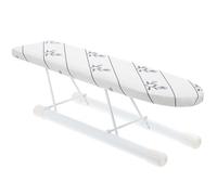 Toyvian Mini Table à Repasser Pliante Argenté en Fer et Tissu Fond Antidérapant Design Compact pour Repassage de Jupes et Draps Lors D'entretiens Professionnels