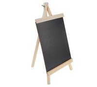 Toyvian Mini Tableau Noir en Bois Léger, Réutilisable pour Prix | Surface Effaçable pour Craie, Enseignes de Comptoir, Ventes de Garage, Petits Commerces et Maison