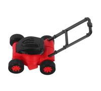 Toyvian Miniature Lawn Mower Toy for Dollhouse and Backyard Play Lightweight Plastic Model for Role Playing and Motor Skill Development