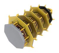 Toyvian Miniature Pagode en Plastique pour Décoration Aquarium et Jardin de Fées Structure Stable et Design Double Habitat pour Présentation Permanente Bureau