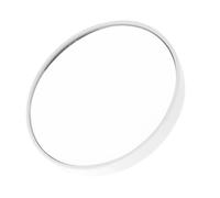 Toyvian Miroir Grossissant de Maquillage 50x Mural à Ventouse Blanc