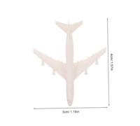 Toyvian Modèle Avion Miniature Plastique pour Maquette Urbaine Décor Détaillé pour Planification Urbaine et Scènes Aéroport Transportable et Collectible