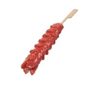 Toyvian Modèle de Saucisse simulé Faux de Hot-Dog modèle de Saucisse Artificielle décor de Fausse Viande Accessoire d'affichage de Faux Aliments PVC Brun