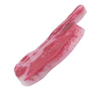 Toyvian Modèle de Steak en PVC Rouge Réaliste pour Simulation Alimentaire et Présentation, Viande Artificielle pour Formation Culinaire et Événements