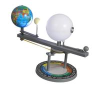 Toyvian Modèle Éducatif Système Solaire Motorisé avec Rotation Terre Lune Soleil Appareil Pédagogique Interactif pour Classe et Démonstration Astronomique
