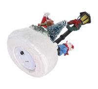 Toyvian Modèle Réduit de Lampadaire de Noël en Résine, Statue Illuminée | Village Miniature, Accessoires DIY pour Maison de Poupée, sans Pile Bouton