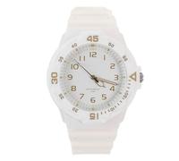 Toyvian Montre-Bracelet Décontractée Étanche, Bracelet Blanc en Résine