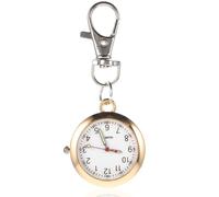 Toyvian Montre de Poche Portable en Alliage de Zinc Argenté pour Étudiants Affichage Précis du Temps, Surveillance des Examens et Porte-clés Pratique Couleur Aléatoire