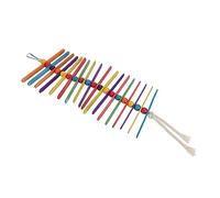 Toyvian Mordre Coloré pour Oiseaux Accessoire pour Perroquets Autres Oiseaux de Compagnie