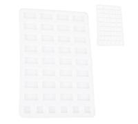 Toyvian Moule à Briques Miniatures en Silicone Flexible, 1 Pièce Moule Intégral et Demi-Brique, Outil pour Table de Sable et Aménagement Paysager, Matériau de Bricolage pour Maquettes et
