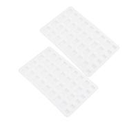 Toyvian Moule à Briques Miniatures en Silicone Flexible 2 Pièces pour Table à Sable et Micro-Paysage Outil DIY pour Fabrication de Mini Briques Accessoire de Modélisme et Loisirs