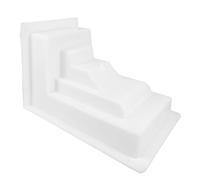 Toyvian Moule à Ciment pour Colonne Romaine en Béton Décoratif pour Villa Européenne, Moule Plastique Léger 30 Cm pour Coulée sur Place, Construction Et Décoration Extérieure