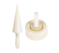 Toyvian Moule à Cornets de Glace en Inox Réutilisable Moule à Cornets d'Œufs DIY pour Dessert Forme Conique pour Crêpes et Omelettes Usage Professionnel et Domestique Facile à