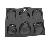 Toyvian Moule à Galets pour Pavage Jardin Réutilisable 6 Grandes Formes en Béton pour Allée Terrasse Pelouse Création Chemins Décoratifs Facile à Nettoyer et Léger