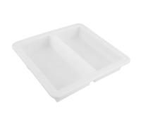 Toyvian Moule Brique en Plastique, Moule Pavé Béton Rectangulaire, Blanc, 30,20x28,00x5,00cm, pour Allées de Jardin et Embellissement Extérieur, Bricolage Paysager