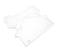 Toyvian Moule en Silicone pour Plaque de Porte Soi-Même Moule à Pendentif Résine Époxy Modèle Suspendu pour Loisirs Créatifs Accessoire de Décoration Artisanale Format Standard
