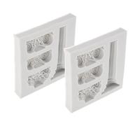 Toyvian Moule Silicone Pilier Romain 2 Pcs, Résistant Haute Température, Décoration Gâteau Fondant et Pâte à Sucre, Outil Créatif DIY pour Pâtisserie et Loisirs Artistiques