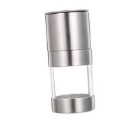 Toyvian Moulin à Poivre Manuel Acier Inoxydable pour Épices Broyeur Compact Transparent Adapté Maison Barbecue et Restaurant Conserve Fraîcheur et Propreté des Condiments