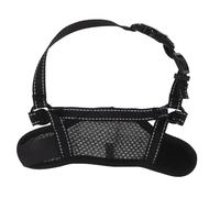 Toyvian Muselière Anti-Morsure pour Petits Chiens Muselière Anti-Morsure Respirante Anti-Aboiements en Polyester Noir